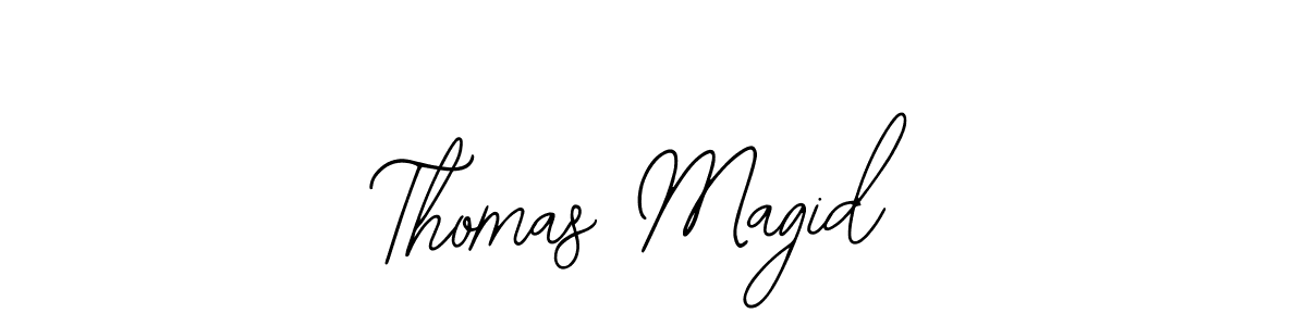 Also we have Thomas Magid name is the best signature style. Create professional handwritten signature collection using Bearetta-2O07w autograph style. Thomas Magid signature style 12 images and pictures png