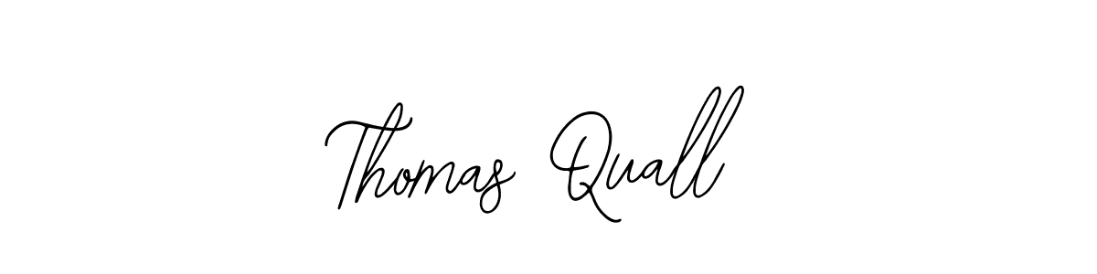 The best way (Bearetta-2O07w) to make a short signature is to pick only two or three words in your name. The name Thomas Quall include a total of six letters. For converting this name. Thomas Quall signature style 12 images and pictures png