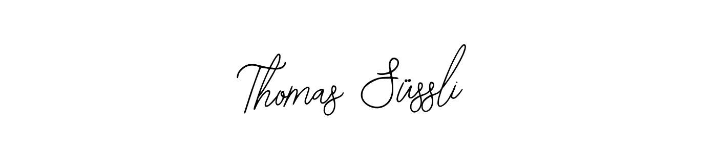 Design your own signature with our free online signature maker. With this signature software, you can create a handwritten (Bearetta-2O07w) signature for name Thomas Süssli. Thomas Süssli signature style 12 images and pictures png