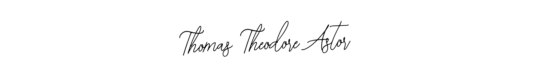 How to make Thomas Theodore Astor name signature. Use Bearetta-2O07w style for creating short signs online. This is the latest handwritten sign. Thomas Theodore Astor signature style 12 images and pictures png