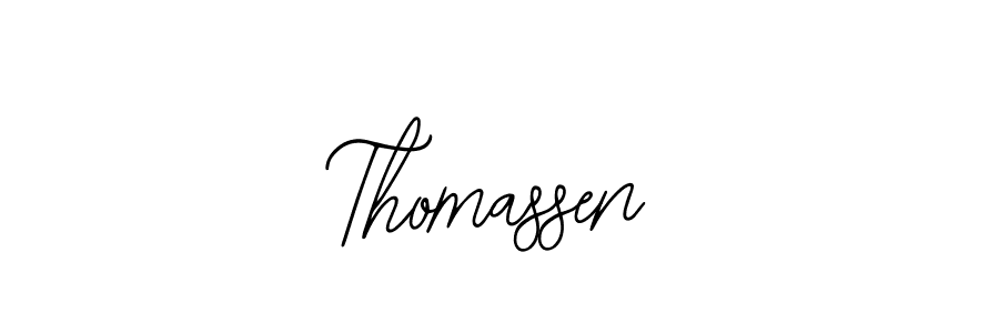 Design your own signature with our free online signature maker. With this signature software, you can create a handwritten (Bearetta-2O07w) signature for name Thomassen. Thomassen signature style 12 images and pictures png