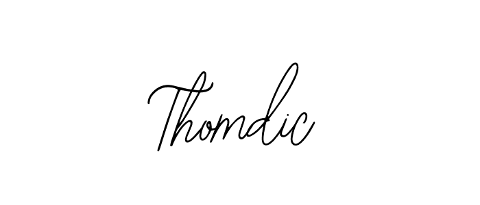 Here are the top 10 professional signature styles for the name Thomdic. These are the best autograph styles you can use for your name. Thomdic signature style 12 images and pictures png