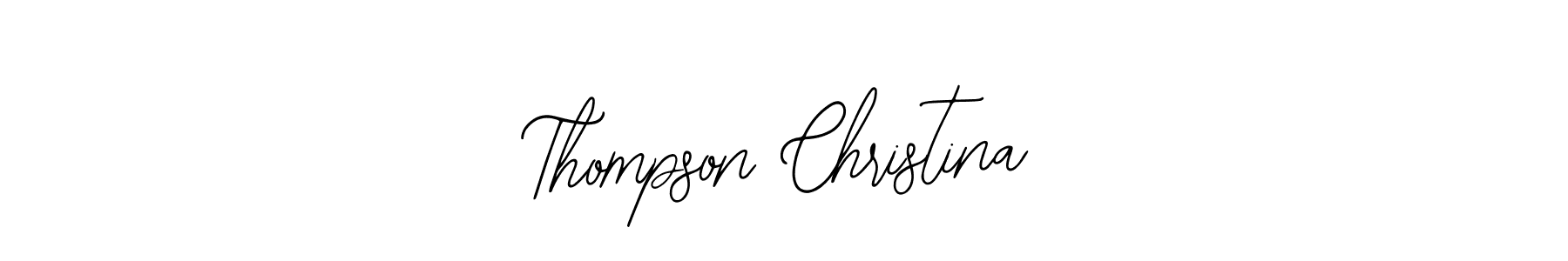 This is the best signature style for the Thompson Christina name. Also you like these signature font (Bearetta-2O07w). Mix name signature. Thompson Christina signature style 12 images and pictures png