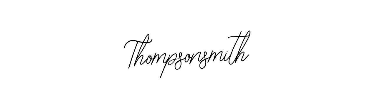 Design your own signature with our free online signature maker. With this signature software, you can create a handwritten (Bearetta-2O07w) signature for name Thompsonsmith. Thompsonsmith signature style 12 images and pictures png