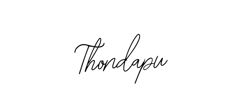 How to Draw Thondapu signature style? Bearetta-2O07w is a latest design signature styles for name Thondapu. Thondapu signature style 12 images and pictures png