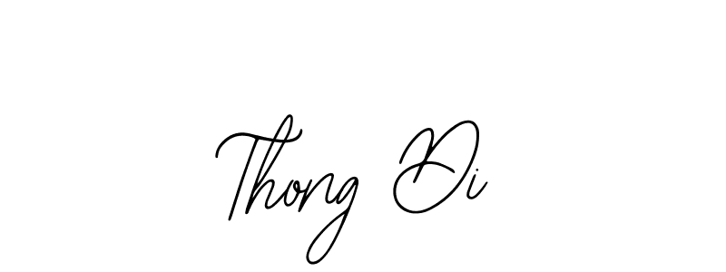 You should practise on your own different ways (Bearetta-2O07w) to write your name (Thong Di) in signature. don't let someone else do it for you. Thong Di signature style 12 images and pictures png