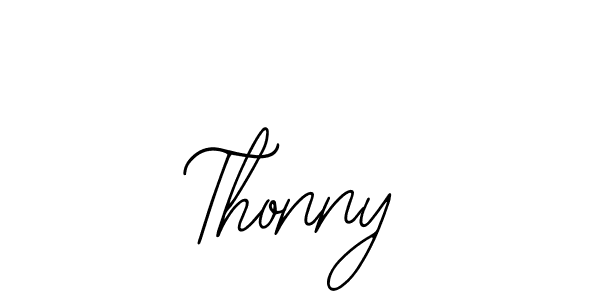 Use a signature maker to create a handwritten signature online. With this signature software, you can design (Bearetta-2O07w) your own signature for name Thonny. Thonny signature style 12 images and pictures png