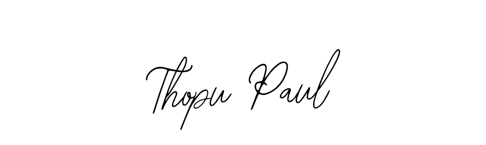 Also we have Thopu Paul name is the best signature style. Create professional handwritten signature collection using Bearetta-2O07w autograph style. Thopu Paul signature style 12 images and pictures png
