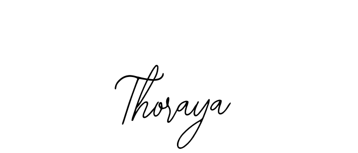 Use a signature maker to create a handwritten signature online. With this signature software, you can design (Bearetta-2O07w) your own signature for name Thoraya. Thoraya signature style 12 images and pictures png