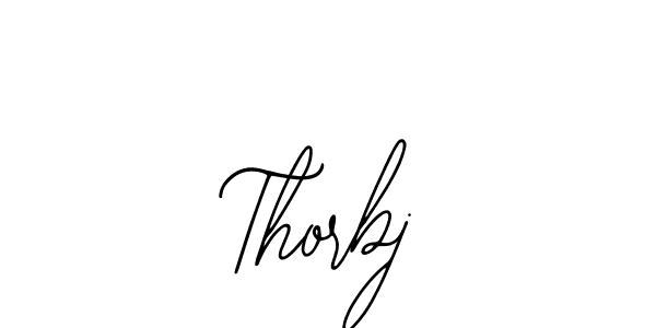 How to make Thorbj signature? Bearetta-2O07w is a professional autograph style. Create handwritten signature for Thorbj name. Thorbj signature style 12 images and pictures png