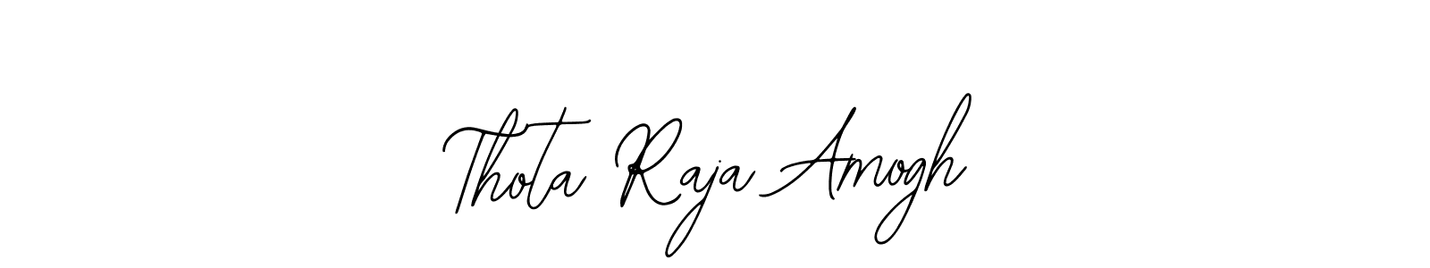 Make a short Thota Raja Amogh signature style. Manage your documents anywhere anytime using Bearetta-2O07w. Create and add eSignatures, submit forms, share and send files easily. Thota Raja Amogh signature style 12 images and pictures png