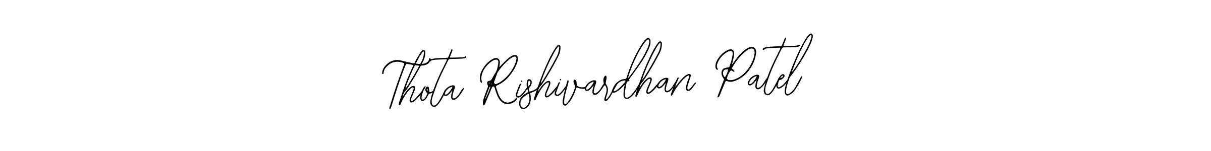 Make a beautiful signature design for name Thota Rishivardhan Patel. With this signature (Bearetta-2O07w) style, you can create a handwritten signature for free. Thota Rishivardhan Patel signature style 12 images and pictures png