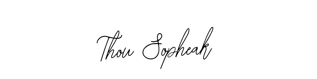 Also You can easily find your signature by using the search form. We will create Thou Sopheak name handwritten signature images for you free of cost using Bearetta-2O07w sign style. Thou Sopheak signature style 12 images and pictures png