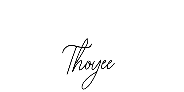 How to make Thoyee signature? Bearetta-2O07w is a professional autograph style. Create handwritten signature for Thoyee name. Thoyee signature style 12 images and pictures png