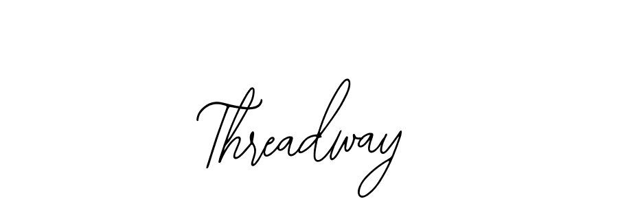 Bearetta-2O07w is a professional signature style that is perfect for those who want to add a touch of class to their signature. It is also a great choice for those who want to make their signature more unique. Get Threadway name to fancy signature for free. Threadway signature style 12 images and pictures png