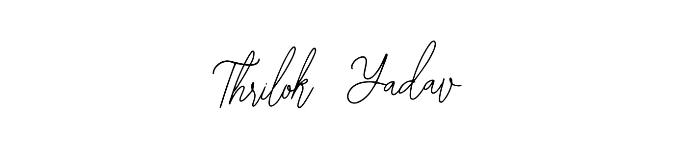 It looks lik you need a new signature style for name Thrilok  Yadav. Design unique handwritten (Bearetta-2O07w) signature with our free signature maker in just a few clicks. Thrilok  Yadav signature style 12 images and pictures png
