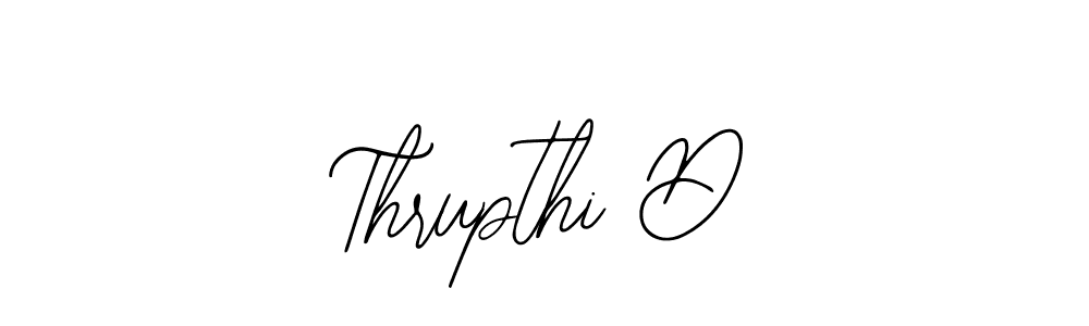 Create a beautiful signature design for name Thrupthi D. With this signature (Bearetta-2O07w) fonts, you can make a handwritten signature for free. Thrupthi D signature style 12 images and pictures png
