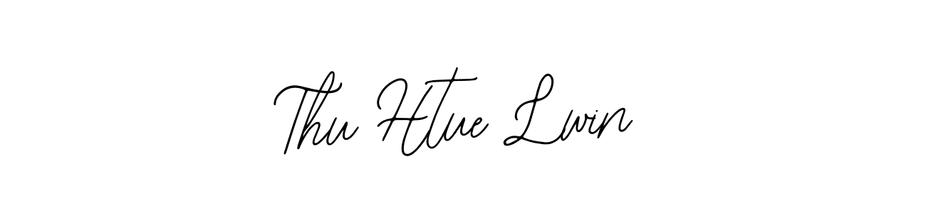 How to make Thu Htue Lwin name signature. Use Bearetta-2O07w style for creating short signs online. This is the latest handwritten sign. Thu Htue Lwin signature style 12 images and pictures png