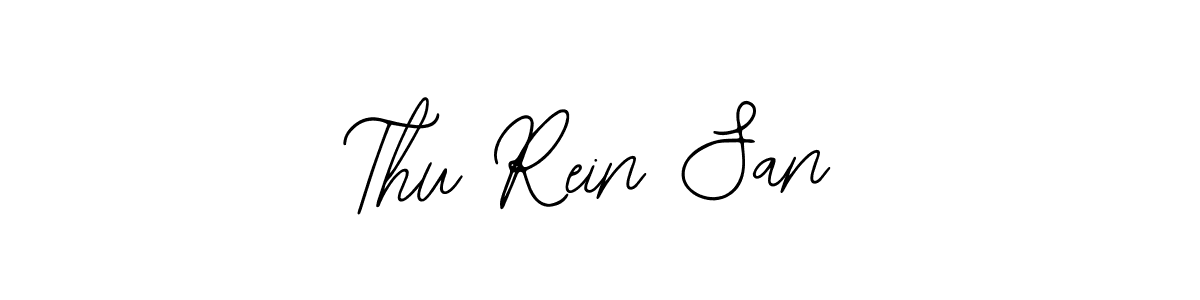 The best way (Bearetta-2O07w) to make a short signature is to pick only two or three words in your name. The name Thu Rein San include a total of six letters. For converting this name. Thu Rein San signature style 12 images and pictures png