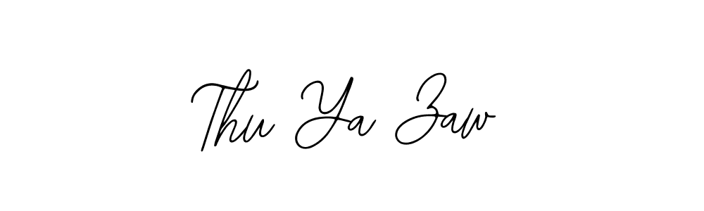 The best way (Bearetta-2O07w) to make a short signature is to pick only two or three words in your name. The name Thu Ya Zaw include a total of six letters. For converting this name. Thu Ya Zaw signature style 12 images and pictures png
