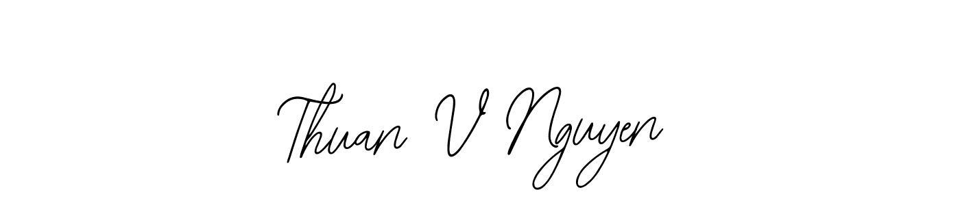 How to make Thuan V Nguyen signature? Bearetta-2O07w is a professional autograph style. Create handwritten signature for Thuan V Nguyen name. Thuan V Nguyen signature style 12 images and pictures png