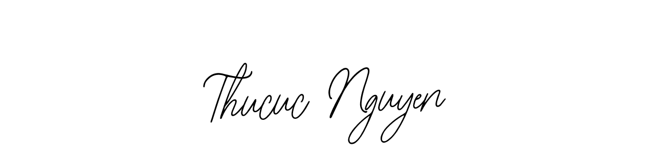 Design your own signature with our free online signature maker. With this signature software, you can create a handwritten (Bearetta-2O07w) signature for name Thucuc Nguyen. Thucuc Nguyen signature style 12 images and pictures png