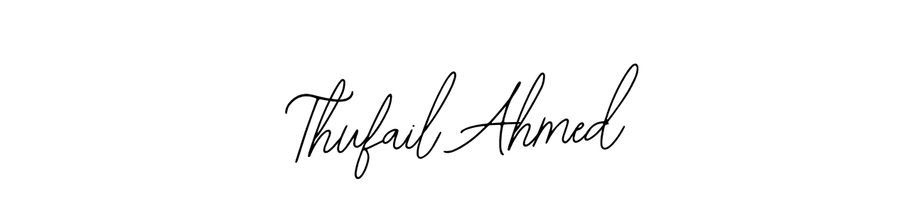 Also we have Thufail Ahmed name is the best signature style. Create professional handwritten signature collection using Bearetta-2O07w autograph style. Thufail Ahmed signature style 12 images and pictures png