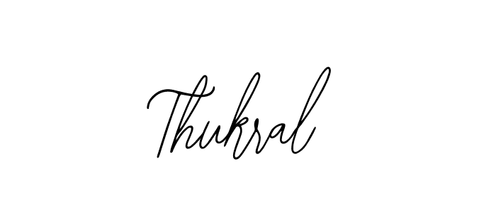 Make a beautiful signature design for name Thukral. Use this online signature maker to create a handwritten signature for free. Thukral signature style 12 images and pictures png
