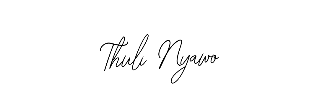 How to make Thuli Nyawo signature? Bearetta-2O07w is a professional autograph style. Create handwritten signature for Thuli Nyawo name. Thuli Nyawo signature style 12 images and pictures png