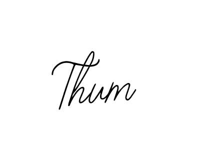 How to make Thum signature? Bearetta-2O07w is a professional autograph style. Create handwritten signature for Thum name. Thum signature style 12 images and pictures png