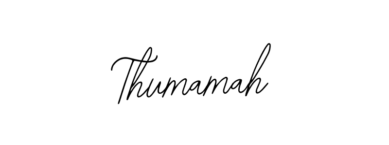 How to make Thumamah name signature. Use Bearetta-2O07w style for creating short signs online. This is the latest handwritten sign. Thumamah signature style 12 images and pictures png
