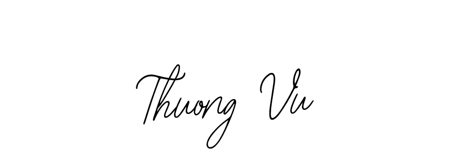 Design your own signature with our free online signature maker. With this signature software, you can create a handwritten (Bearetta-2O07w) signature for name Thuong Vu. Thuong Vu signature style 12 images and pictures png
