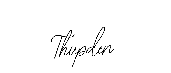 Use a signature maker to create a handwritten signature online. With this signature software, you can design (Bearetta-2O07w) your own signature for name Thupden. Thupden signature style 12 images and pictures png