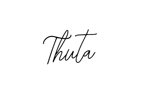 Thuta stylish signature style. Best Handwritten Sign (Bearetta-2O07w) for my name. Handwritten Signature Collection Ideas for my name Thuta. Thuta signature style 12 images and pictures png