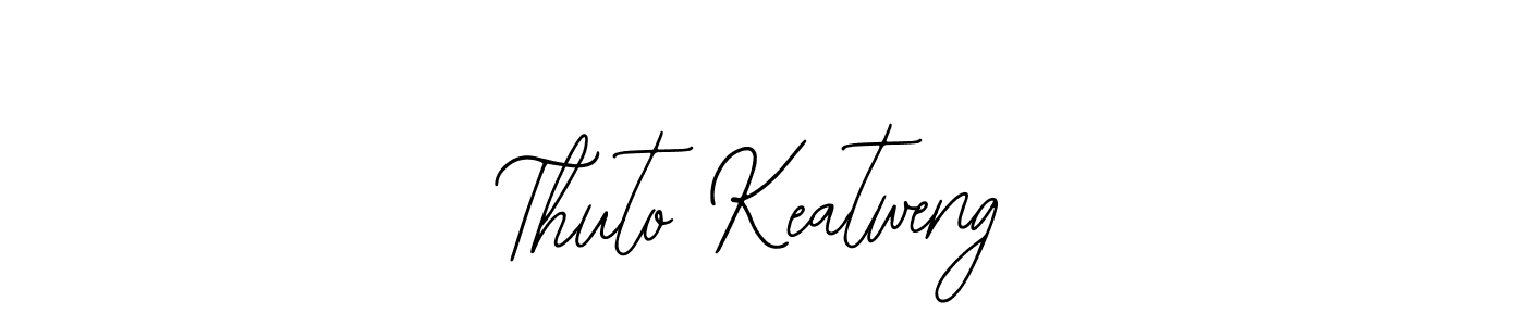 Similarly Bearetta-2O07w is the best handwritten signature design. Signature creator online .You can use it as an online autograph creator for name Thuto Keatweng. Thuto Keatweng signature style 12 images and pictures png