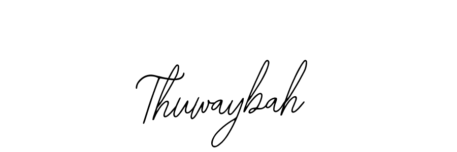 Also we have Thuwaybah name is the best signature style. Create professional handwritten signature collection using Bearetta-2O07w autograph style. Thuwaybah signature style 12 images and pictures png