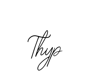 How to make Thyp name signature. Use Bearetta-2O07w style for creating short signs online. This is the latest handwritten sign. Thyp signature style 12 images and pictures png