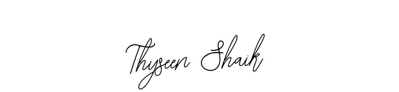 You should practise on your own different ways (Bearetta-2O07w) to write your name (Thyseen Shaik) in signature. don't let someone else do it for you. Thyseen Shaik signature style 12 images and pictures png