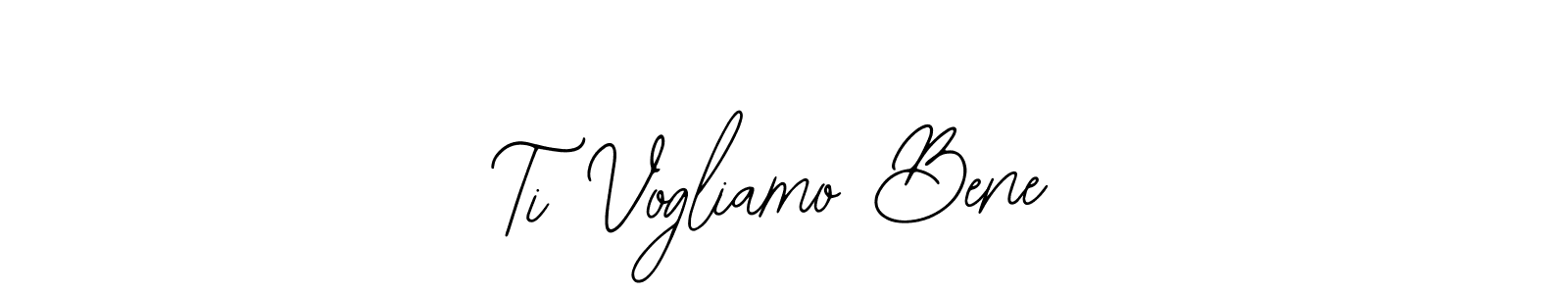 How to make Ti Vogliamo Bene name signature. Use Bearetta-2O07w style for creating short signs online. This is the latest handwritten sign. Ti Vogliamo Bene signature style 12 images and pictures png