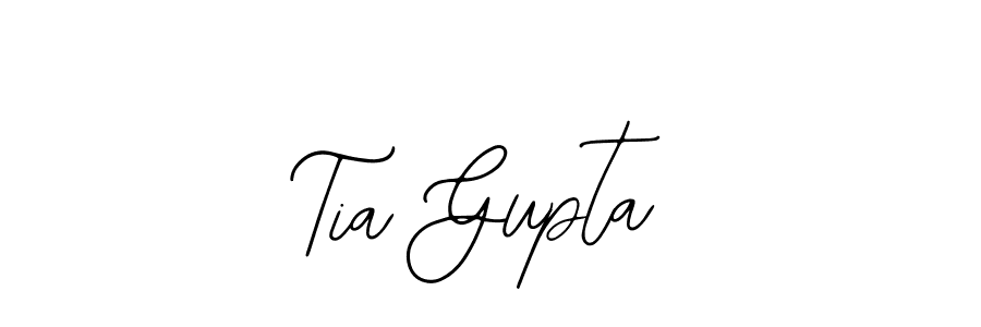 Also You can easily find your signature by using the search form. We will create Tia Gupta name handwritten signature images for you free of cost using Bearetta-2O07w sign style. Tia Gupta signature style 12 images and pictures png