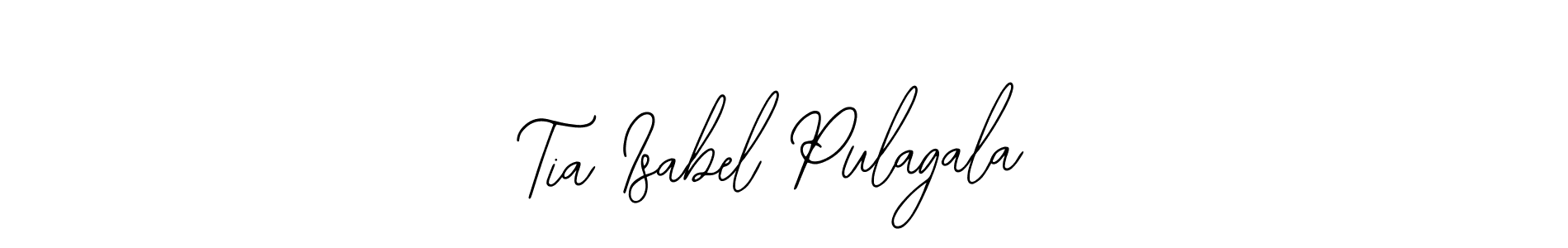 Use a signature maker to create a handwritten signature online. With this signature software, you can design (Bearetta-2O07w) your own signature for name Tia Isabel Pulagala. Tia Isabel Pulagala signature style 12 images and pictures png