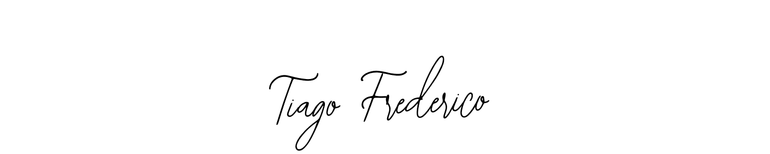 How to make Tiago Frederico name signature. Use Bearetta-2O07w style for creating short signs online. This is the latest handwritten sign. Tiago Frederico signature style 12 images and pictures png