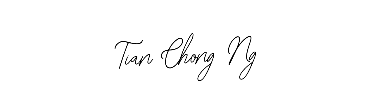 Make a short Tian Chong Ng signature style. Manage your documents anywhere anytime using Bearetta-2O07w. Create and add eSignatures, submit forms, share and send files easily. Tian Chong Ng signature style 12 images and pictures png