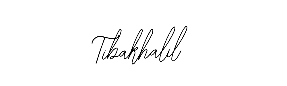 The best way (Bearetta-2O07w) to make a short signature is to pick only two or three words in your name. The name Tibakhalil include a total of six letters. For converting this name. Tibakhalil signature style 12 images and pictures png