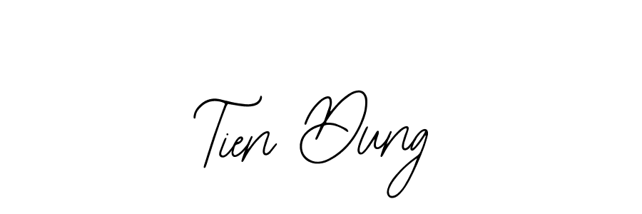 Use a signature maker to create a handwritten signature online. With this signature software, you can design (Bearetta-2O07w) your own signature for name Tien Dung. Tien Dung signature style 12 images and pictures png