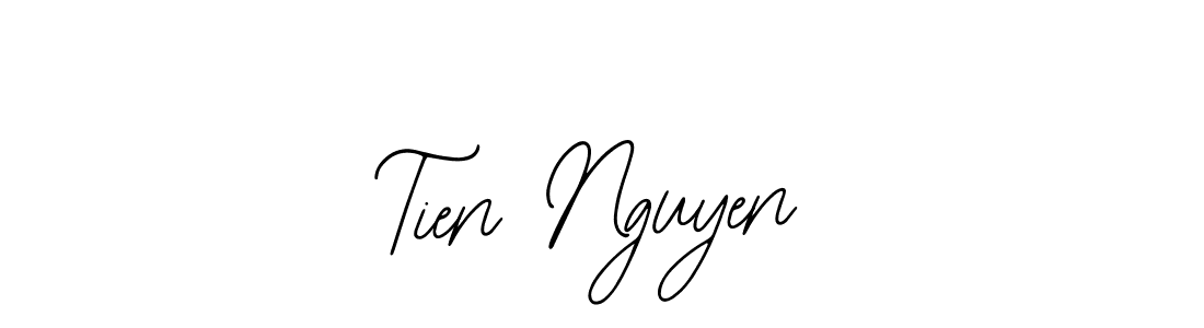 if you are searching for the best signature style for your name Tien Nguyen. so please give up your signature search. here we have designed multiple signature styles  using Bearetta-2O07w. Tien Nguyen signature style 12 images and pictures png