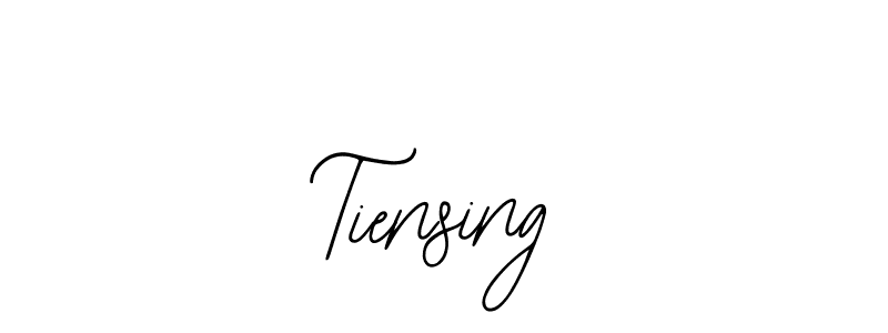 Bearetta-2O07w is a professional signature style that is perfect for those who want to add a touch of class to their signature. It is also a great choice for those who want to make their signature more unique. Get Tiensing name to fancy signature for free. Tiensing signature style 12 images and pictures png