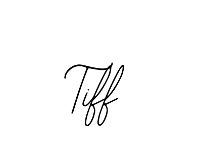How to make Tiff name signature. Use Bearetta-2O07w style for creating short signs online. This is the latest handwritten sign. Tiff signature style 12 images and pictures png