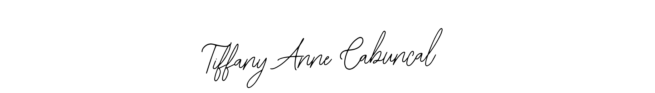 Also we have Tiffany Anne Cabuncal name is the best signature style. Create professional handwritten signature collection using Bearetta-2O07w autograph style. Tiffany Anne Cabuncal signature style 12 images and pictures png