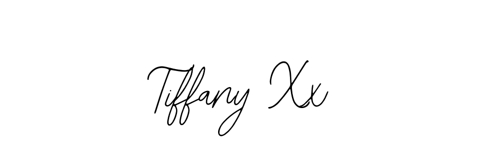 You should practise on your own different ways (Bearetta-2O07w) to write your name (Tiffany Xx) in signature. don't let someone else do it for you. Tiffany Xx signature style 12 images and pictures png